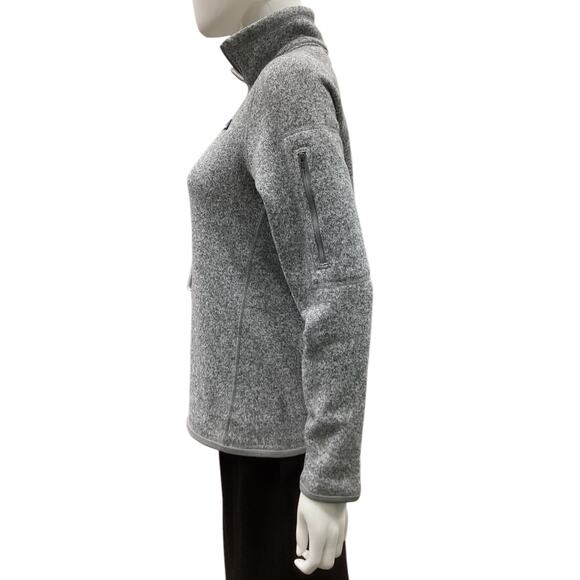 Patagonia Women’s 1/4 Zipper Pullover Gray Size Small - Picture 2 of 5